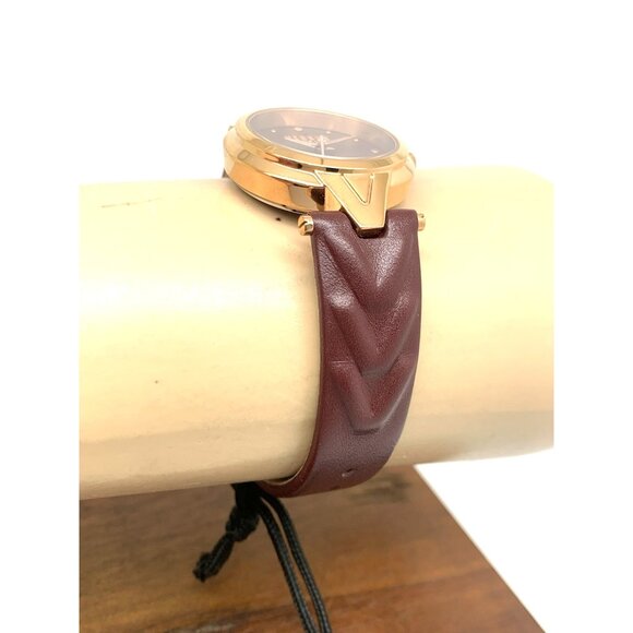Versus by Versace Women's Watch VSPVN0520 Forlanini Rose Gold Burgundy Leather - Picture 12 of 14